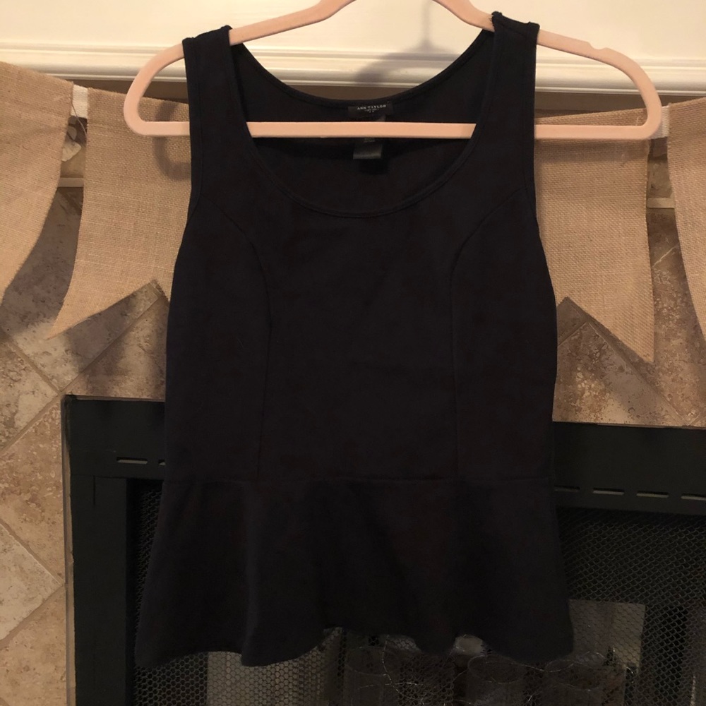 Ann Taylor peplum tank